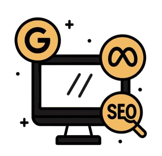 Multi-platform advertising across Meta Google and Pinterest